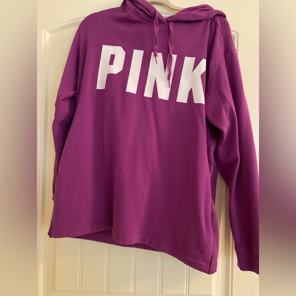 purple victoria secret hoodie